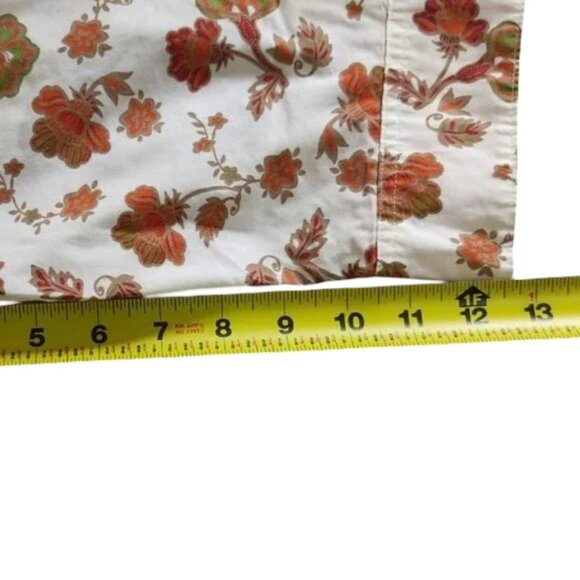 Basic Editions Women's Floral Shirt Size 2XL 3/4 Sleeve Button Up - Picture 9 of 11